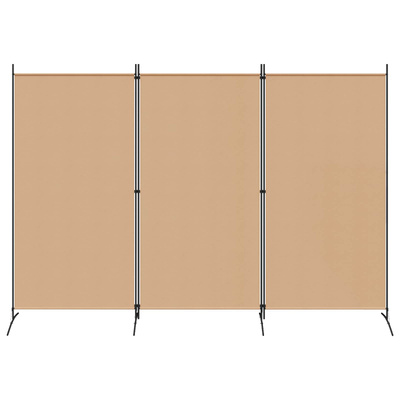 3-panelowy parawan Beżowy 260 x 180 cm tkanina