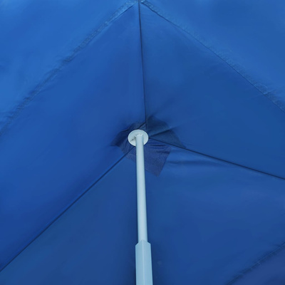 Składany namiot z 8 ścianami bocznymi, 870x291x315 cm, niebieski