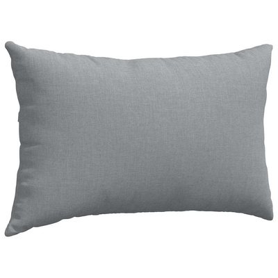 Poduszki na sofę 2 pcs Jasnoszary 50 x 30 cm tkanina