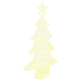 Choinka z 160 diodami LED Ciepła biel 150 cm Akryl