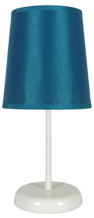 Lampka nocna Gala niebieska klasyczna z abażurem E14 40W