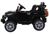 Auto na Akumulator Jeep JJ245 Dla Dzieci Światła LED MP3 Pilot Czarny