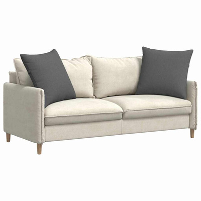Poduszki na sofę 2 pcs Ciemnoszary 60 x 60 cm tkanina