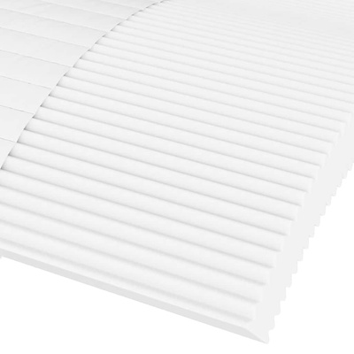 Materac piankowy, biały, 90x220 cm, twardość H2/H3