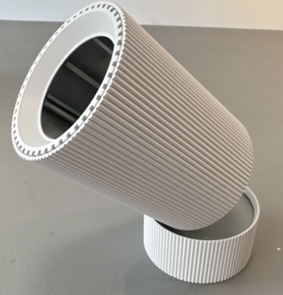 Ryflowana MOVE  Spot GU10 –  WHITE