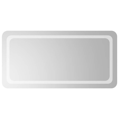 vidaXL Lustro łazienkowe z LED, 100x50cm