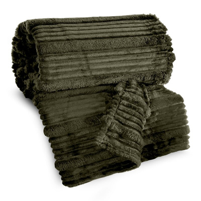 Koc Nina oliwkowy 150x200