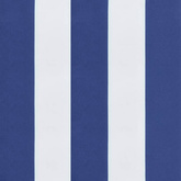 vidaXL Poduszka na leżak, niebiesko-białe paski, tkanina Oxford