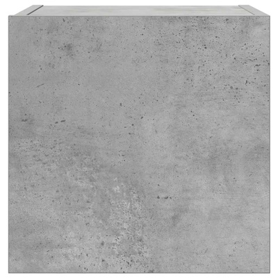 vidaXL Wisząca szafka telewizyjna, szarość betonu, 30,5x30x30 cm
