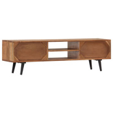 vidaXL Szafka pod TV, 140x30x40 cm, lite drewno akacjowe