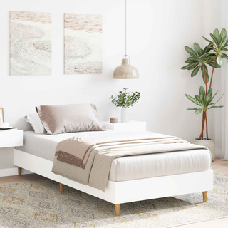 Ramka łóżka Biały 80 x 200 cm Drewno inżynieryjne