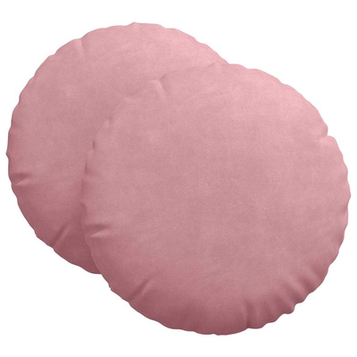 Poduszki na siedziska 2 pcs Różowy ? 80 x 29 cm Aksamit
