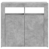 vidaXL Szafka z oświetleniem LED, szarość betonu, 80 x 35 x 75 cm