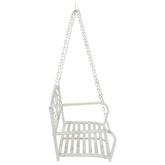 Huśtawka Stal 110,5 x 59 x 55 cm Antyczna biel