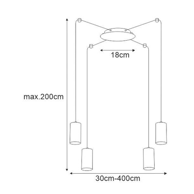 Lampa wisząca K-4892 z serii VIGO