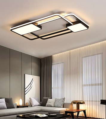 Lampa sufitowa czarna 118W + pilot dl-f02