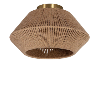 Plafon Boho ze sznurków z plecionego papieru E27 35cm Abruzzo Edi