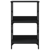 Regał na książki, czarny, 50x33x82 cm