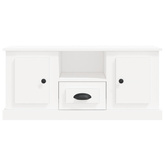 vidaXL Szafka pod TV, biała, 100x35,5x45 cm, materiał drewnopochodny