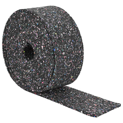 Rolka granulatu gumowego Czarny 200 x 12 x 0,8 cm Guma