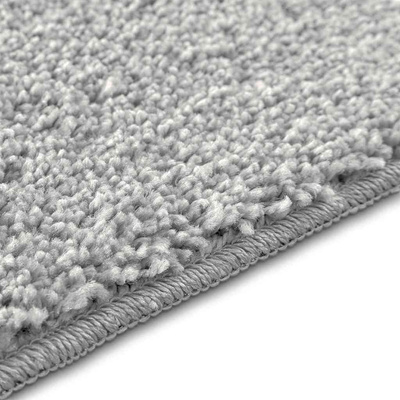 Antypoślizgowa mata do łazienki z wycięciem na toaletę Szary