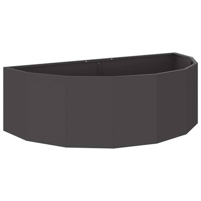 Donica Czarny 120 x 60 x 35 cm Stal