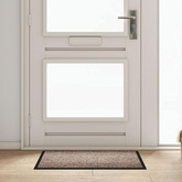 Dywanik drzwiowy Beżowy 60 x 40 x 1.2 cm Tkanina Teddy
