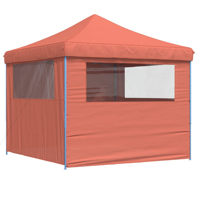 Namiot Imprezowy 292 x 292 x 315 cm terakota Materiał Oxford