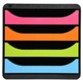 Exacompta Organizer z 4 szufladkami na biurko Harlequin