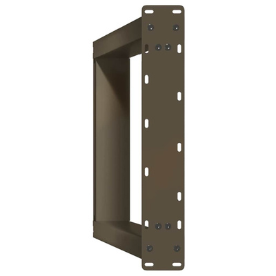 Nogi do stołu jadalnego w kształcie litery U 2 szt. Naturalna stal 60x(72-73) cm Stal