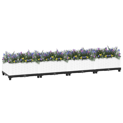 vidaXL Donica do podwyższonej rabaty, 160x40x23 cm, polipropylen