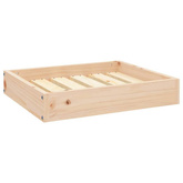 vidaXL Legowisko dla psa, 51,5x44x9 cm, lite drewno sosnowe