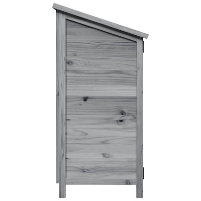 Shed ogrodowy Szary 106 x 56 x 113,5 cm Drewno Świerkowe