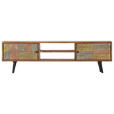 vidaXL Szafka pod TV, 140x30x40 cm, lite drewno akacjowe