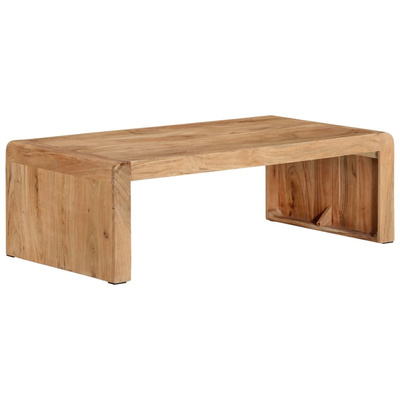 Stolik kawowy, 110x55x35 cm, lite drewno akacjowe