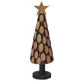 Choinka z podstawą Brązowy 61 cm Lite drewno tekowe