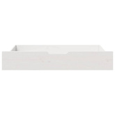 Szuflady pod łóżko, 2 szt, białe, 95x55x17 cm, drewno sosnowe