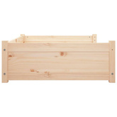 Legowisko dla psa, 95,5x65,5x28 cm, lite drewno sosnowe vidaXL