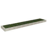 vidaXL Podwyższona donica gabionowa, galwanizowana stal, 500x100x20 cm