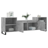 vidaXL Szafka pod TV, szarość betonu, 160x35x55 cm