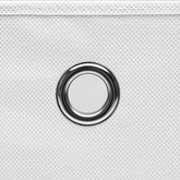 Pudełka z włókniny, 4 szt., 28x28x28 cm, białe