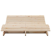 vidaXL Leżak, 205x110x31,5 cm, lite drewno sosnowe