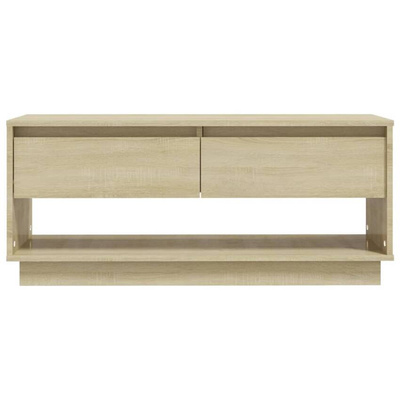 vidaXL Szafka pod TV, dąb sonoma 102x41x44 cm, materiał drewnopochodny