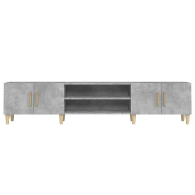 vidaXL Szafka pod TV, szarość betonu, 180x31,5x40 cm