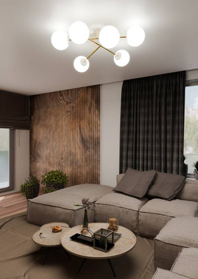 Lampa sufitowa MAGNUM 6 WH OPAL