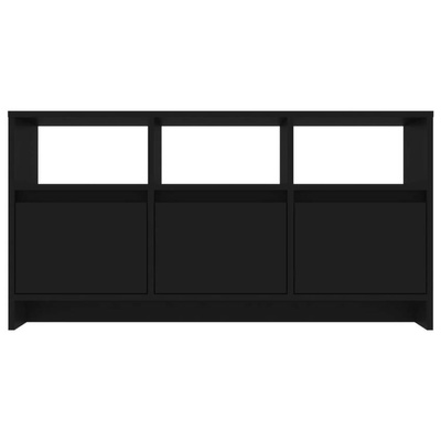 vidaXL Szafka pod TV, czarna, 102x37,5x52,5 cm, płyta wiórowa