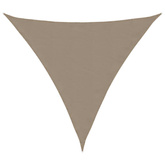 Trójkątny żagiel ogrodowy, tkanina Oxford, 3,6x3,6x3,6 m, taupe