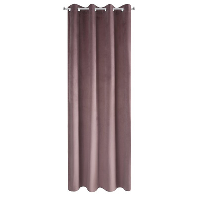 Zasłona Pierre pudrowy róż 140x250