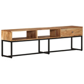 vidaXL Szafka pod TV, 160x30x45 cm, lite drewno akacjowe