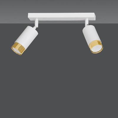 Lampa sufitowa  HIRO 2 WH/GOLD